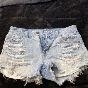 jean shorts from American eagle